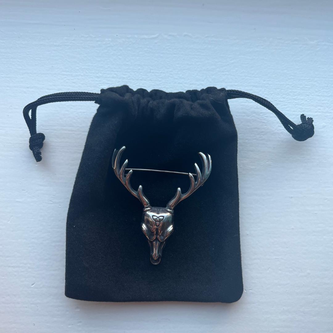 Soulstealer Stag Skull Pin