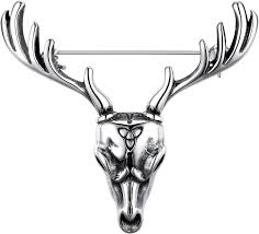 Soulstealer Stag Skull Pin